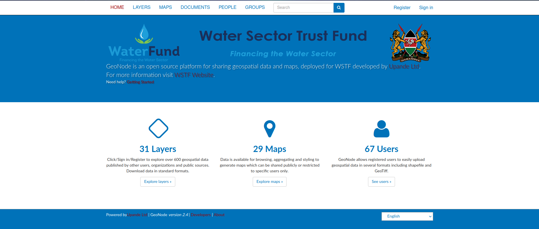 Water Sector Trust Fund Portal